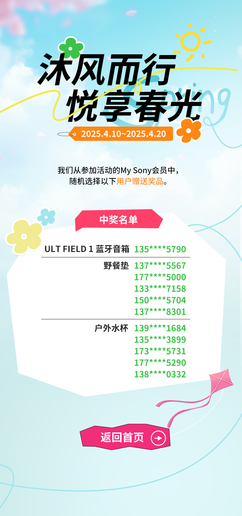 中獎(jiǎng)名單