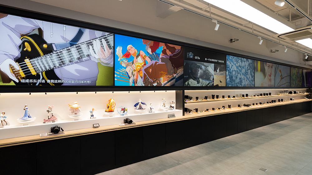 零售商顯案例——上海淮海路索尼直營店